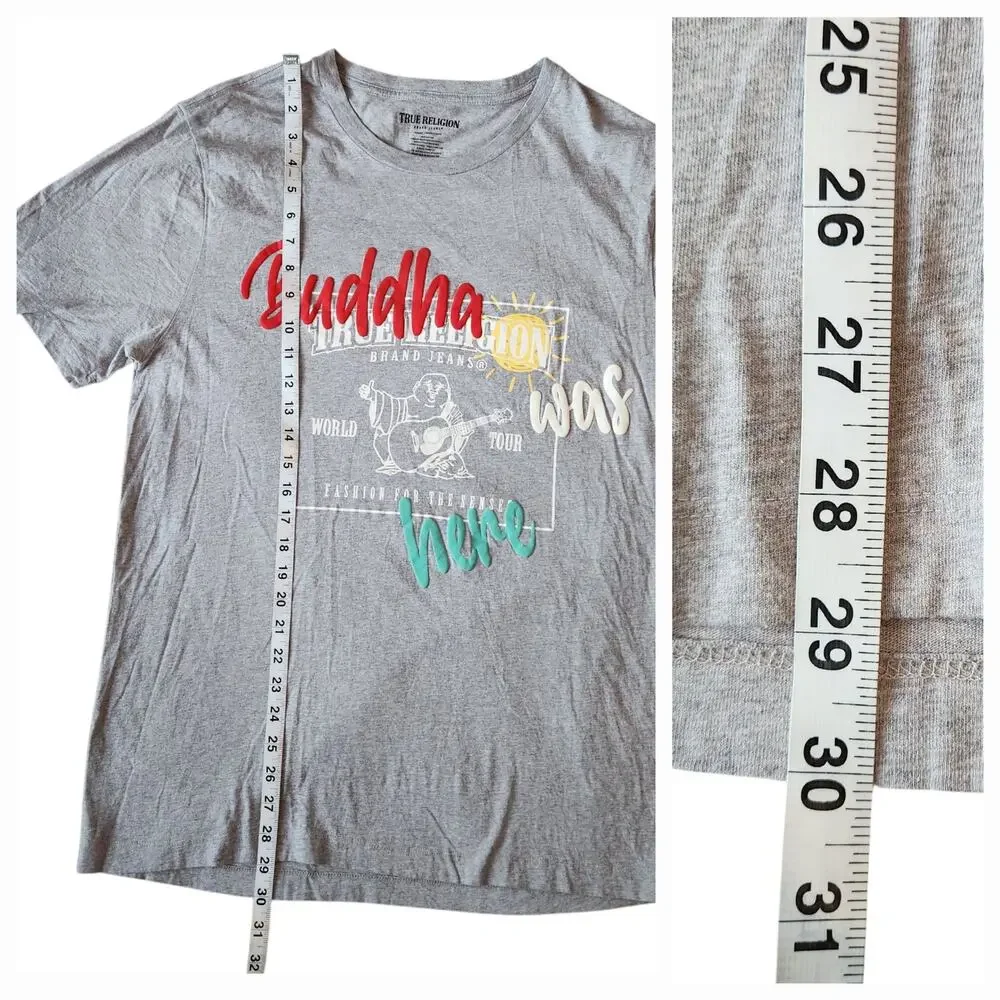 True Religion T-shirt Buddha Was Here Size XL